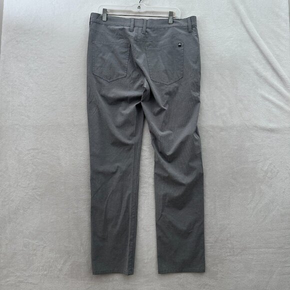 Travis Mathew Pants Men 34x31 Gray Chino Golf Performance Open To Close - Picture 11 of 11